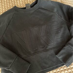 Nike Women's Black Crew Neck Sweater